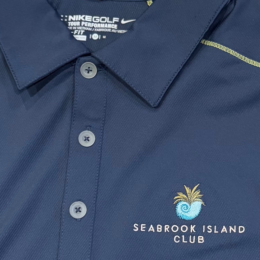 ❤️❤️ 3/$25 Men's Nike Golf Tour Performance Dry Fit long sleeve medium polo